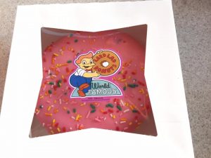 Lard Lad doughnut Simpsons Universal Orlando "Sleeping Is For Losers"