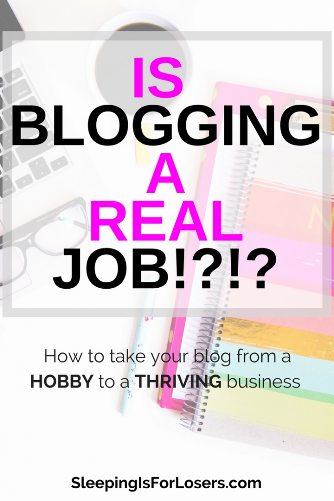 Is blogging a real job? OF COURSE! But explaining to others what you do as a blogger and how you make money can be tricky. Let me help you figure it all out!