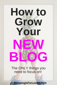 Grow your new blog by focusing on the tasks that matter! This FREE email course will walk you through the items you need to put your attention on during the first year of growing your blog (and what you can forget about!). Save time and your sanity:)