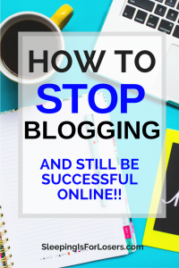 It's time to stop blogging and enjoy your life. Blogging - even if it's your job (like it's mine!) - doesn't have to be a 24/7 endeavor. Here's how to STOP BLOGGING, enjoy your life and still be successful and happy online! Pin for later!!